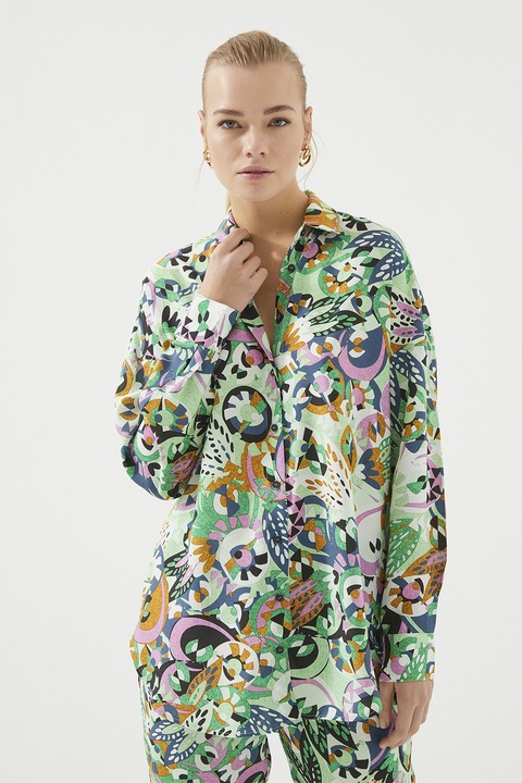 Just Like You, Camasa regular-fit cu model, Multicolor