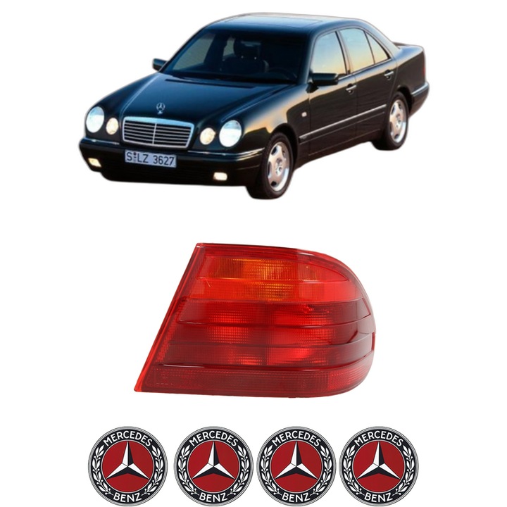 Lampa Stop Spate Dreapta MERCEDES-BENZ E-CLASS (W210) din 1995-2002, Auto, DEPO, 4x Stickere auto cu MERCEDES-BENZ