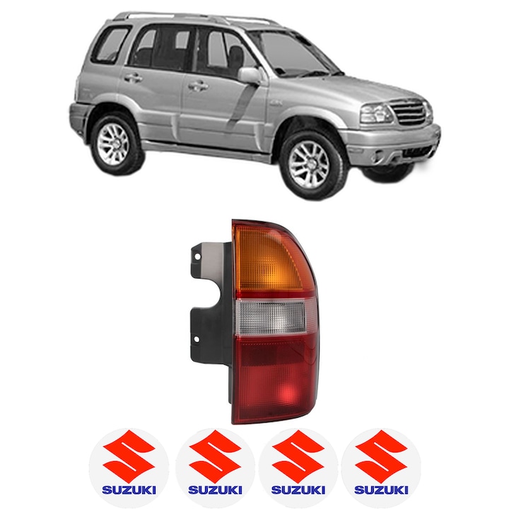 Lampa Stop Spate Dreapta SUZUKI GRAND VITARA I (FT, HT) din 1998-2005, Auto, DEPO, 4x Stickere auto cu SUZUKI