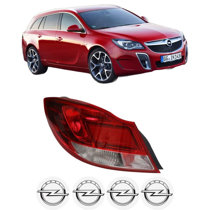 Lampa Stop Spate Stanga OPEL INSIGNIA A Country Tourer (G09) din 2008-2017, Auto, TYC, 4x Stickere auto cu OPEL