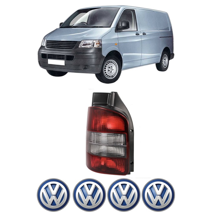 Lampa Stop Spate Stanga Volkswagen TRANSPORTER T5 Van (7HA, 7HH, 7EA, 7EH) din 2003-2015, Auto, TYC, 4x Stickere auto cu Volkswagen