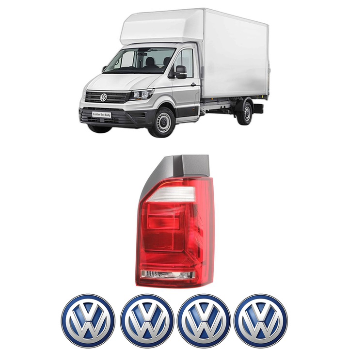 Lampa Stop Spate Dreapta Volkswagen TRANSPORTER T6 Van (SGA, SGH, SHA, SHH) din 2015-2024, Auto, DEPO, 4x Stickere auto cu Volkswagen