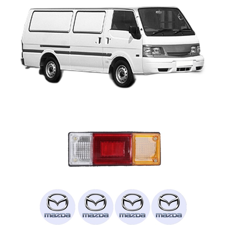 Lampa Stop Spate Dreapta MAZDA E Van din 1978-1984, Auto, DEPO, 4x Stickere auto cu MAZDA