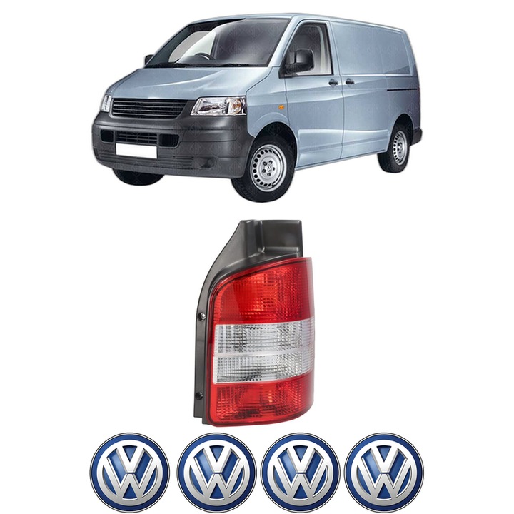 Lampa Stop Spate Dreapta Volkswagen TRANSPORTER T5 Van (7HA, 7HH, 7EA, 7EH) din 2003-2015, Auto, TYC, 4x Stickere auto cu Volkswagen