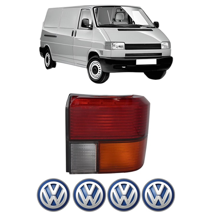 Lampa Stop Spate Dreapta Volkswagen TRANSPORTER T4 Van (70A, 70H, 7DA, 7DH) din 1990-2003, Auto, TYC, 4x Stickere auto cu Volkswagen