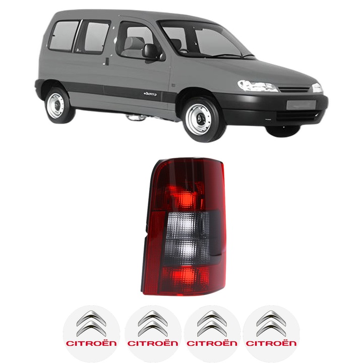 Lampa Stop Spate Dreapta CITROEN BERLINGO / BERLINGO FIRST MPV (MF_, GJK_, GFK_) din 1996-2011, Auto, TYC, 4x Stickere auto cu CITROEN