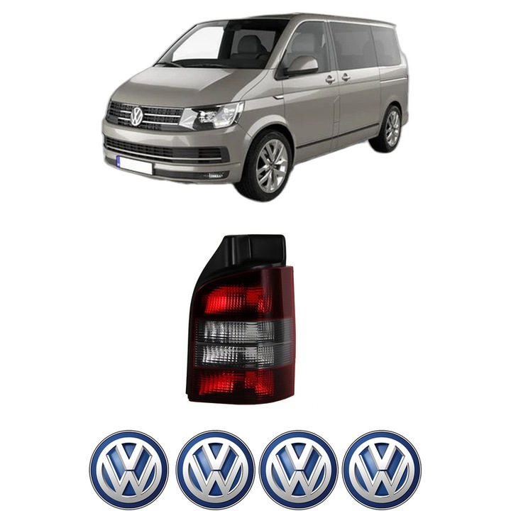 Lampa Stop Spate Dreapta Volkswagen MULTIVAN T5 (7HM, 7HN, 7HF, 7EF, 7EM, 7EN) din 2003-2015, Auto, DEPO, 4x Stickere auto cu Volkswagen