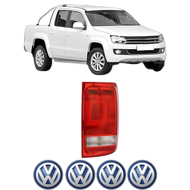 Lampa Stop Spate Dreapta Volkswagen AMAROK (2HA, 2HB, S1B, S6B, S7A, S7B, AGD) din 2010-2022, Auto, TYC, 4x Stickere auto cu Volkswagen