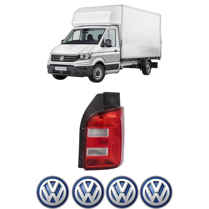Lampa Stop Spate Dreapta Volkswagen TRANSPORTER T6 Van (SGA, SGH, SHA, SHH) din 2015-2024, Auto, TYC, 4x Stickere auto cu Volkswagen