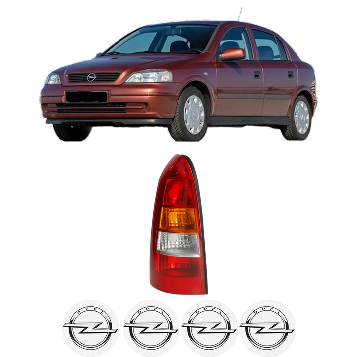 Lampa Stop Spate Stanga OPEL ASTRA G CLASSIC (T98) din 2004-2009, Auto, TYC, 4x Stickere auto cu OPEL
