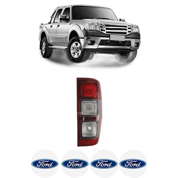 Lampa Stop Spate Dreapta FORD RANGER (TKE) din 2011-2019, Auto, DEPO, 4x Stickere auto cu FORD