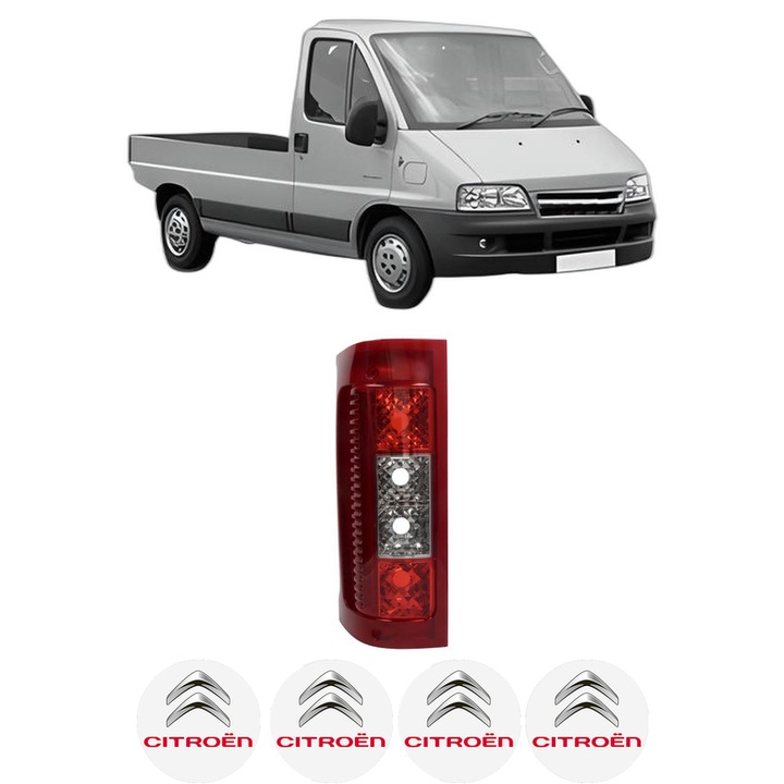 Lampa Stop Spate Stanga CITROEN JUMPER I Platform/Chassis (244) din 2002-2006, Auto, TYC, 4x Stickere auto cu CITROEN