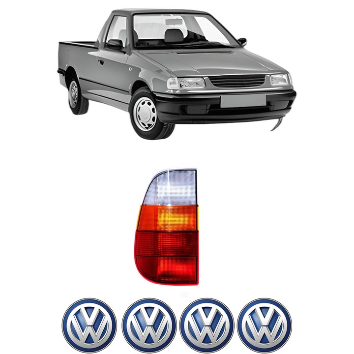 Lampa Stop Spate Dreapta Volkswagen CADDY II Pickup (9U7) din 1996-2000, Auto, DEPO, 4x Stickere auto cu Volkswagen
