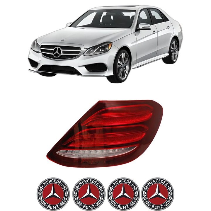 Lampa Stop Spate Dreapta MERCEDES-BENZ E-CLASS (W213) din 2016-2023, Auto, DEPO, 4x Stickere auto cu MERCEDES-BENZ