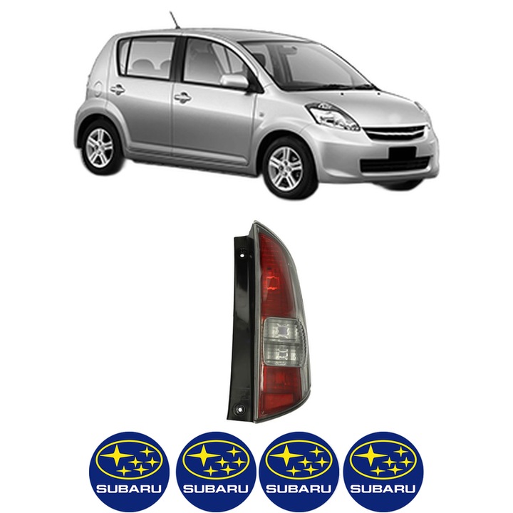 Lampa Stop Spate Dreapta SUBARU JUSTY IV din 2007, Auto, TYC, 4x Stickere auto cu SUBARU