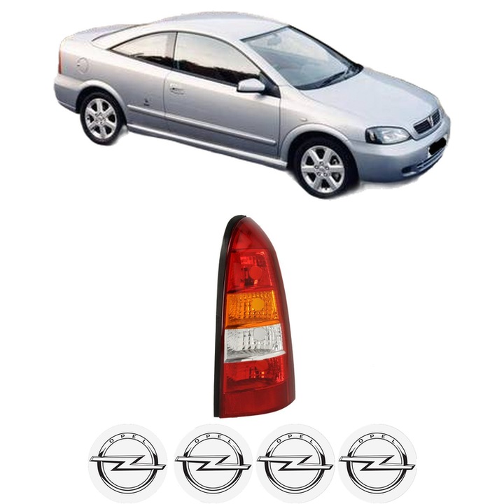 Lampa Stop Spate Dreapta OPEL ASTRA G Coupe (T98) din 2000-2005, Auto, DEPO, 4x Stickere auto cu OPEL