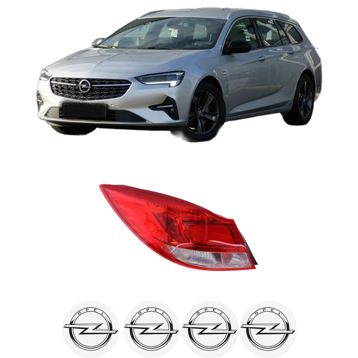Lampa Stop Spate Stanga OPEL INSIGNIA A Sports Tourer (G09) din 2008-2017, Auto, DEPO, 4x Stickere auto cu OPEL