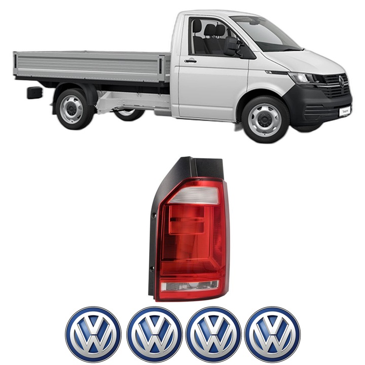 Lampa Stop Spate Dreapta Volkswagen TRANSPORTER T6 Platform/Chassis (SFD, SFE, SFL, SFZ, SJD, SJ din 2015-2024, Auto, TYC, 4x Stickere auto cu Volkswagen