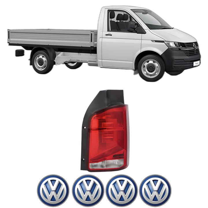 Lampa Stop Spate Dreapta Volkswagen TRANSPORTER T6 Platform/Chassis (SFD, SFE, SFL, SFZ, SJD, SJ din 2015-2024, Auto, TYC, 4x Stickere auto cu Volkswagen