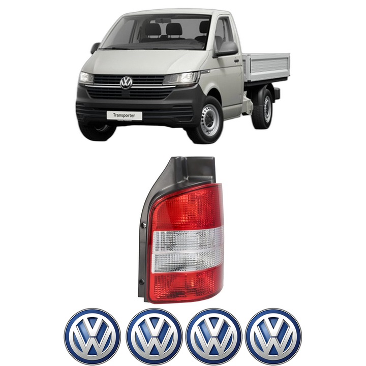 Lampa Stop Spate Dreapta Volkswagen TRANSPORTER T5 Platform/Chassis (7JD, 7JE, 7JL, 7JY, 7JZ, 7F din 2003-2015, Auto, TYC, 4x Stickere auto cu Volkswagen