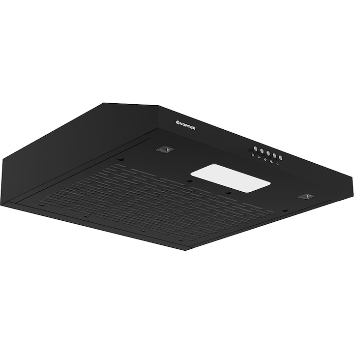 Традиционен абсорбатор VORTEX VHTS501BK01S, 1 мотор, 214 м3/ч, Д 50 см, черен