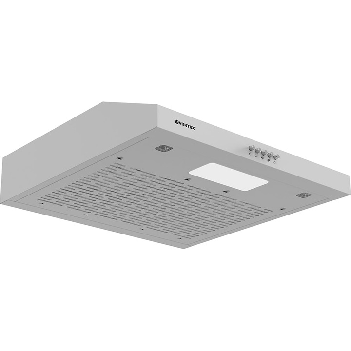 Традиционен аспиратор VORTEX VHTS501WH01S, 1 мотор, 214 м3/ч, L 50 см, бял