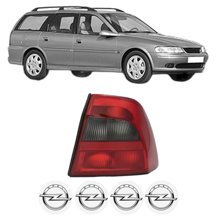 Lampa Stop Spate Dreapta OPEL VECTRA B Estate (J96) din 1996-2003, Auto, TYC, 4x Stickere auto cu OPEL