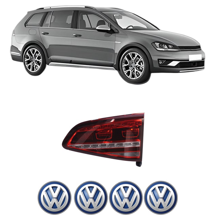 Lampa Stop Spate Dreapta Volkswagen GOLF ALLTRACK VII Variant (BA5, BV5) din 2014-2020, Auto, DEPO, 4x Stickere auto cu Volkswagen