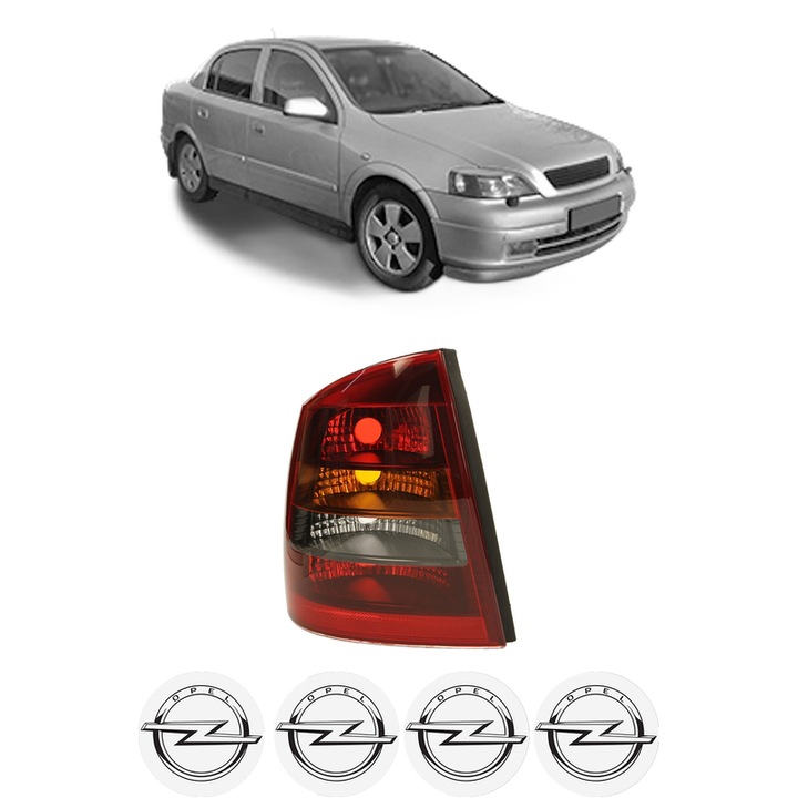Lampa Stop Spate Stanga OPEL ASTRA G CLASSIC Saloon (T98) din 2004-2009, Auto, DEPO, 4x Stickere auto cu OPEL