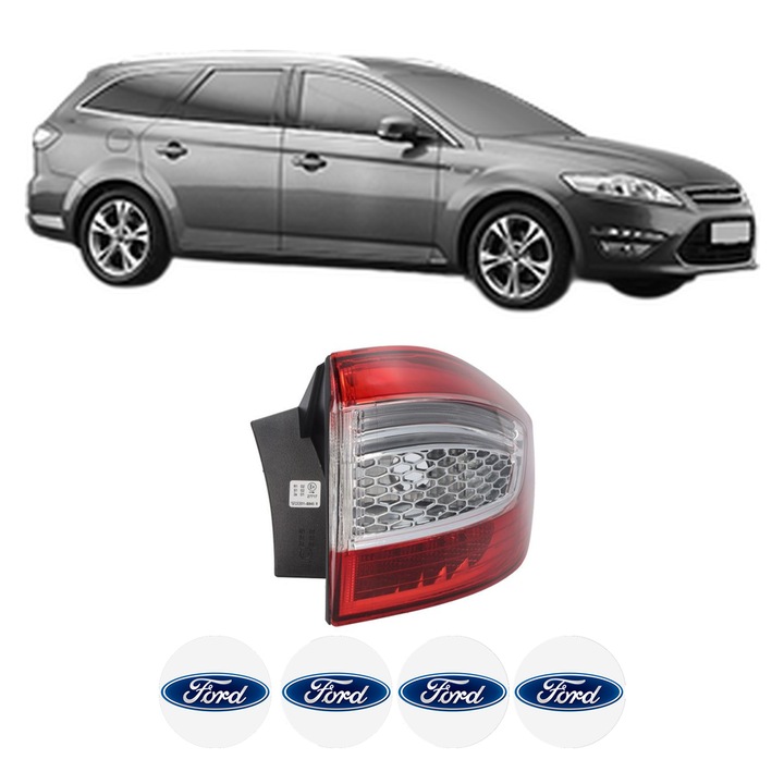 Lampa Stop Spate Dreapta FORD MONDEO IV Van din 2007-2014, Auto, TYC, 4x Stickere auto cu FORD