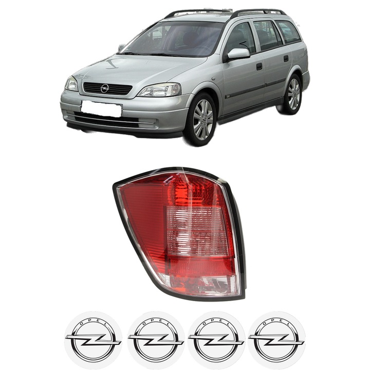 Lampa Stop Spate Stanga OPEL ASTRA H Estate Van (L70) din 2004-2014, Auto, TYC, 4x Stickere auto cu OPEL
