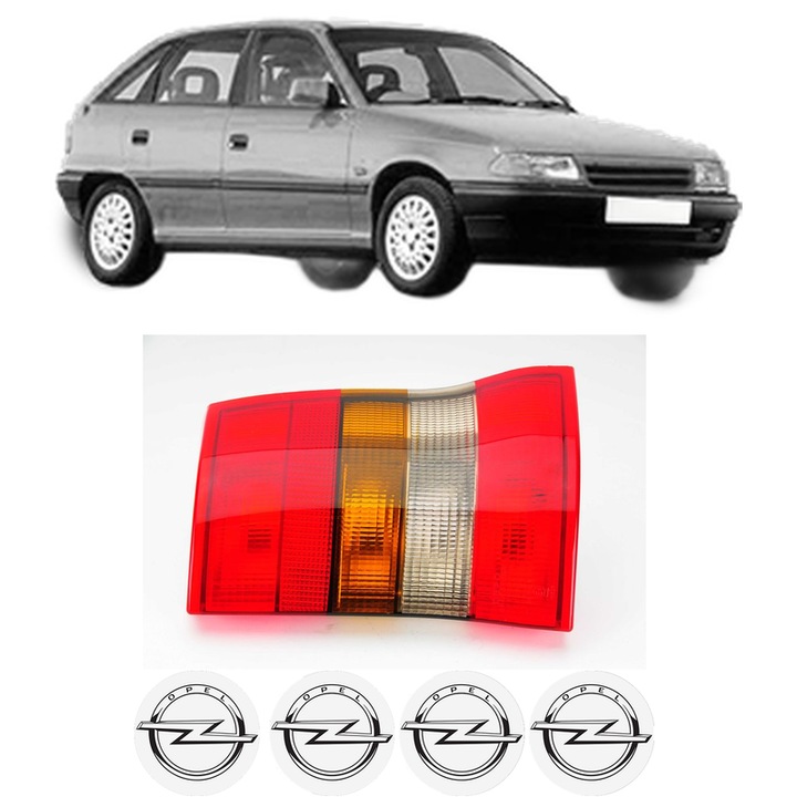 Lampa Stop Spate Dreapta OPEL ASTRA F Saloon (T92) din 1991-1998, Auto, DEPO, 4x Stickere auto cu OPEL
