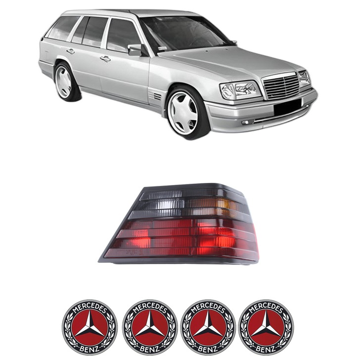 Lampa Stop Spate Dreapta MERCEDES-BENZ 124 T-Model (S124) din 1985-1993, Auto, DEPO, 4x Stickere auto cu MERCEDES-BENZ
