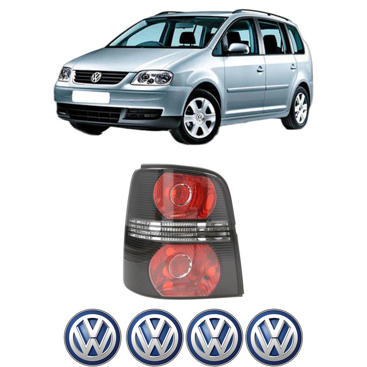 Lampa Stop Spate Stanga Volkswagen TOURAN VAN (1T1, 1T2) din 2003-2010, Auto, DEPO, 4x Stickere auto cu Volkswagen