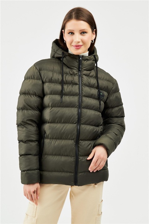 Női kabát River Club, zöld, L