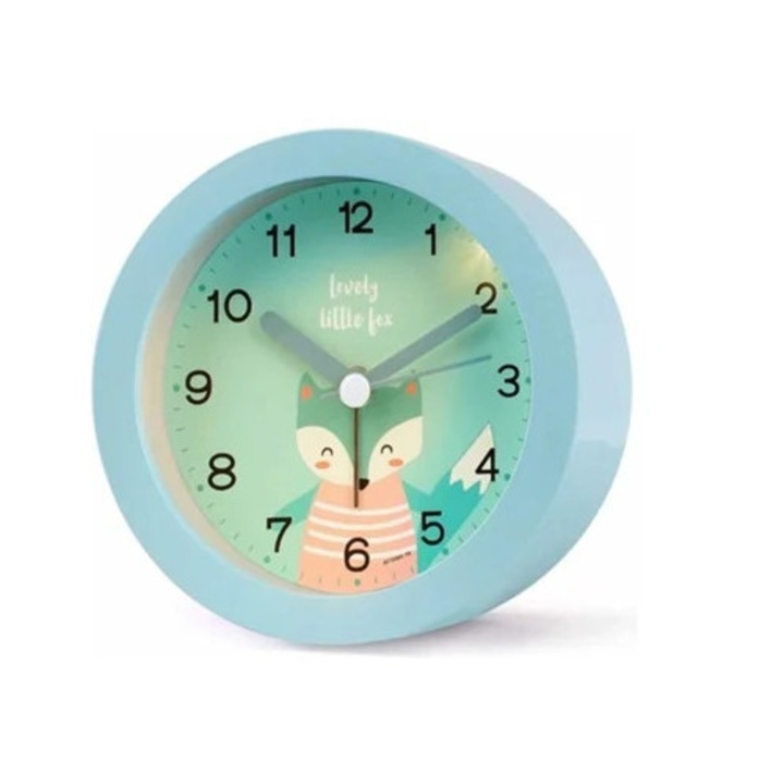 Dekoratív digitális óra hálószobába, egyszerű design, világító kijelző, elemmel működik