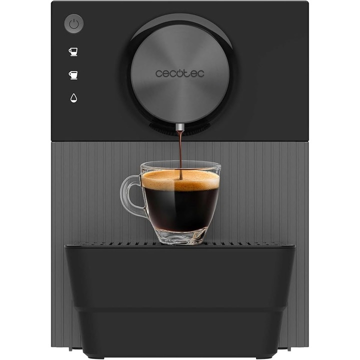 Espressor automat CECOTEC Cremmaet Cube, 1350 W, presiune 19 bari, 5 niveluri de macinare, 1.1 L