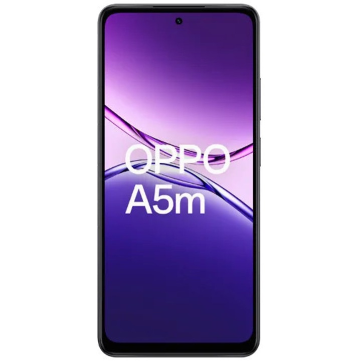 Смартфон OPPO A5m, Qualcomm SM-6115 Snapdragon 6s 4G Gen1, 256GB/8GB RAM, Dual SIM, 4G, Тъмнолилав