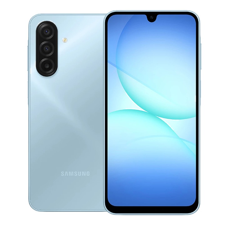 Смартфон Samsung Galaxy A17, Dual SIM, 6GB RAM, 128GB, 4G, Светлосин