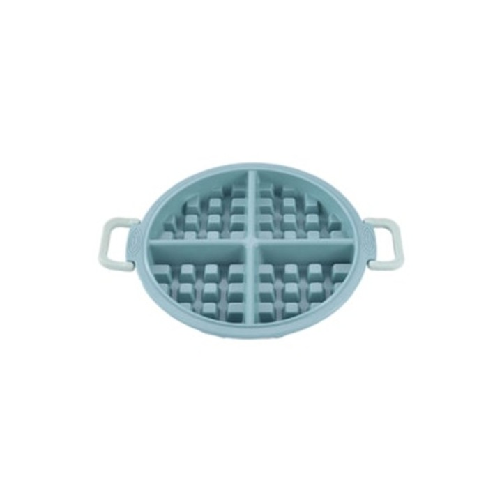 Forma prajituri, 24 cm, albastra, pentru vafe, nonaderenta, set