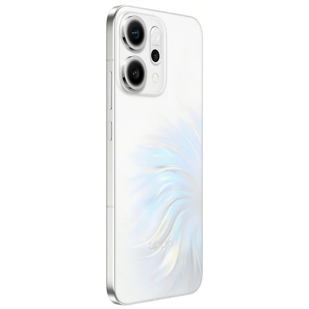Telefon mobil OPPO Reno14, Mediatek Dimensity 8350, Dual SIM, 12GB/512GB, 5G, Opal White