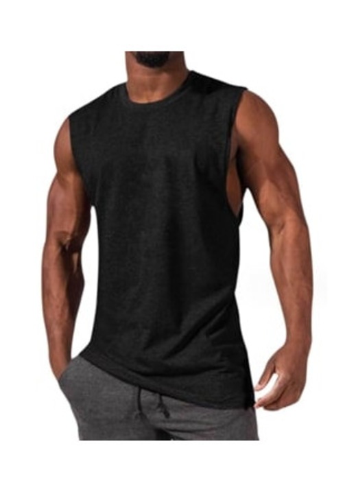 Maiou barbati, Negru, Bumbac, Negru