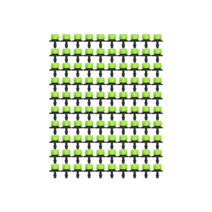 100 darabos állítható 8 lyukú csepegtető öntöző emitter készlet kertbe, üvegházba, udvarra