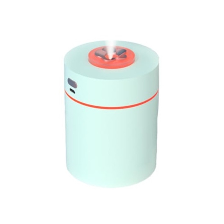 Mini párásító hálószobába, hideg párával, 7 színű világítással, automatikus kikapcsolással