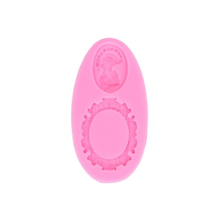 Rama oglinda vintage, matrita din silicon, instrumente pentru decorarea torturilor