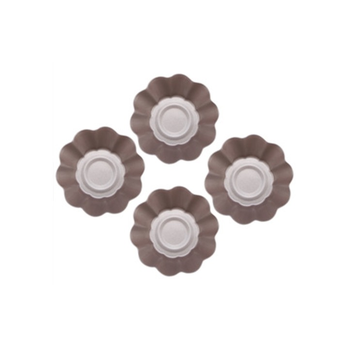 Set 4 tavi copt pentru placinta, din inox, antiaderente