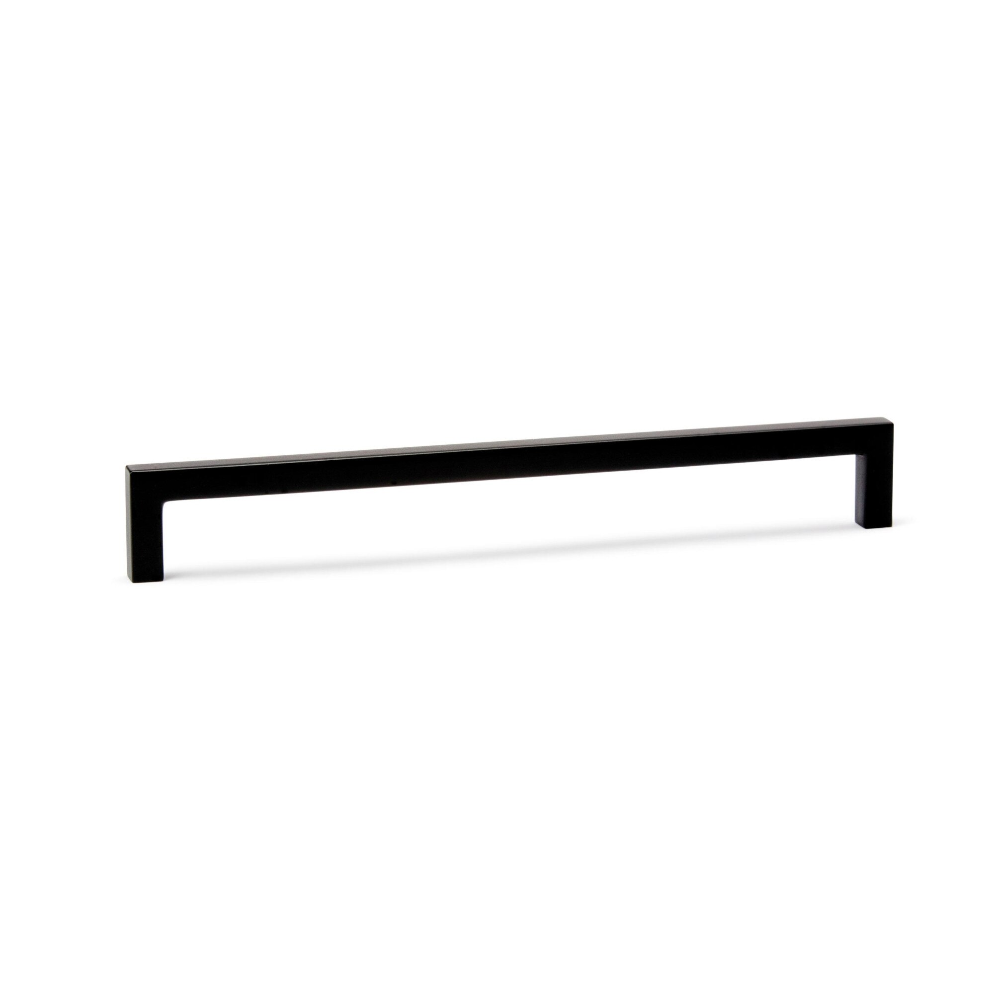Maner pentru mobilier U negru mat L:136.5 mm