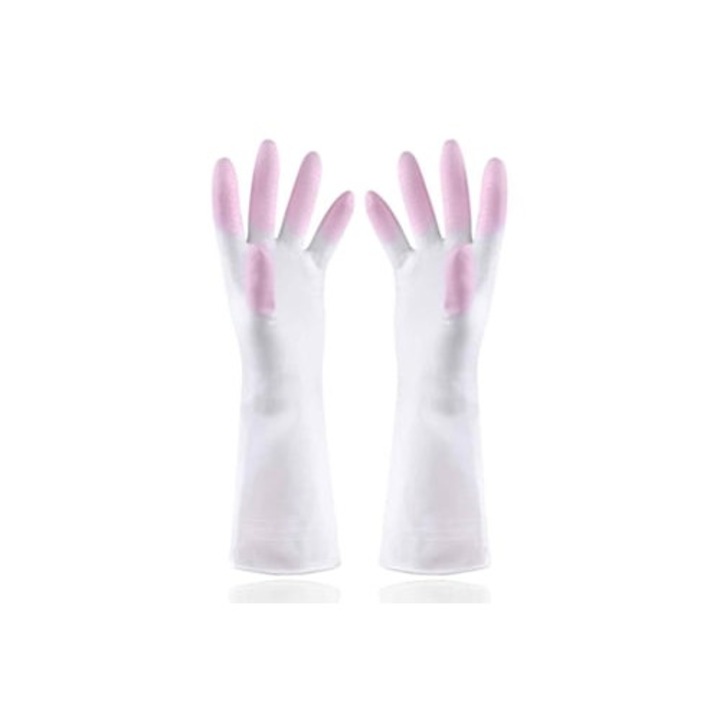 Tapadásmentes PVC konyhai kesztyű, rózsaszín