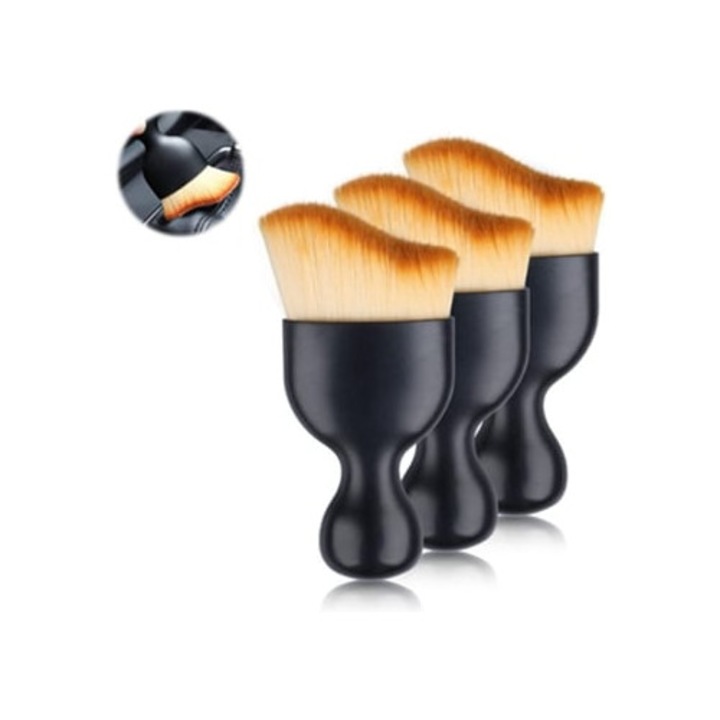 Set 3 Pensule de Curatare pentru Interior Auto