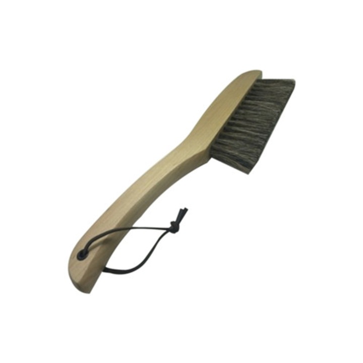 Matura de mana cu peri moi si maner din lemn